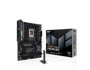 ASUS TUF GAMING Z790-PRO WIFI, Socket 1700, 18Phases, Intel® Z790(14/13/12th Gen CPU), CPU graphics, HDMI, DP, Dual 4xDDR5-7800, 3xPCIe x16 5.0, 4xSATA3, RAID, 4xM.2 4.0, 1xPCIe x1,1xPCIe x4, Realtek S1220A, 2.5GbE LAN, WiFi6E/BT, 2xUSB-C 3.2Gen2x2, 3xUSB